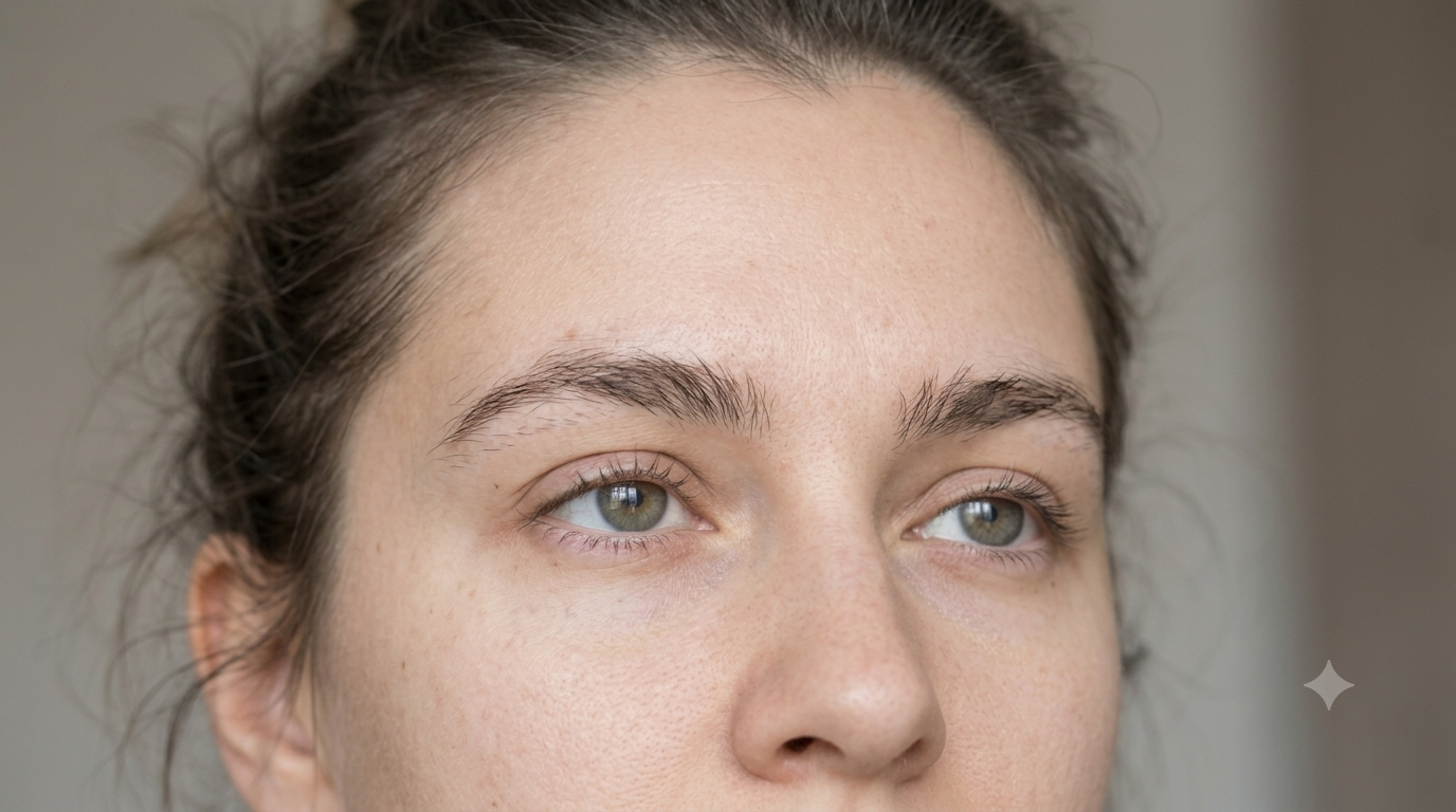 Before treatment lashes